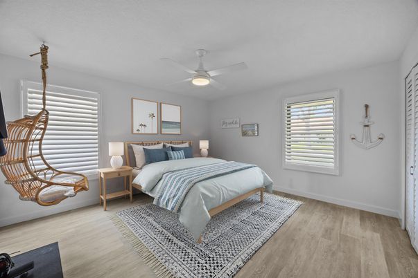 Bedroom, Interior, Wood Texture Flooring