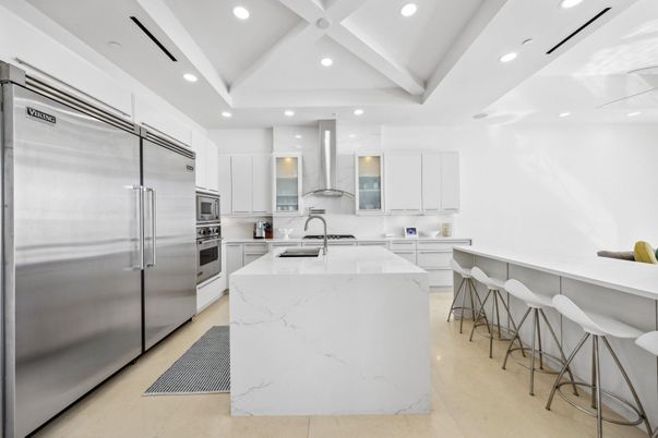 Interior, Kitchen, Recessed Lighting, Stainless Steel Appliances