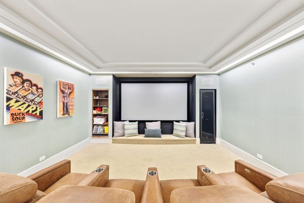 Interior, Projection Screen, Theatre Room