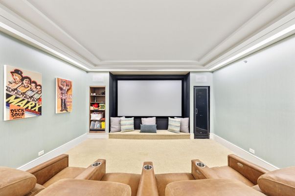 Interior, Projection Screen, Theatre Room