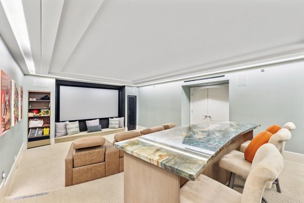 Interior, Projection Screen, Theatre Room