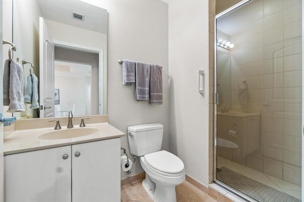Bathroom, Glass Shower, Interior