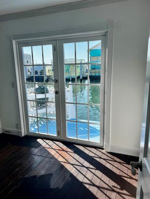 Empty room, Interior, Water, Wood Texture Flooring