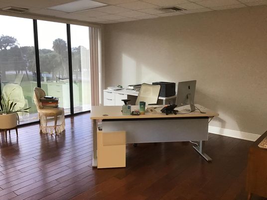 Home Office, Interior, Wood Texture Flooring