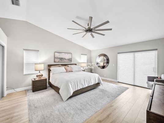 Bedroom, Interior, Wood Texture Flooring