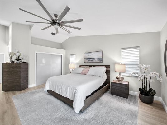 Bedroom, Interior, Wood Texture Flooring