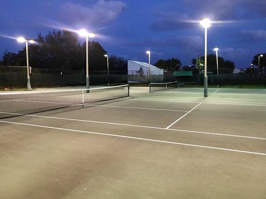 Exterior, Tennis Courts