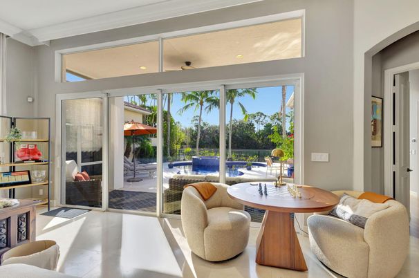 Interior, Living room, Recessed Lighting, Sun Room