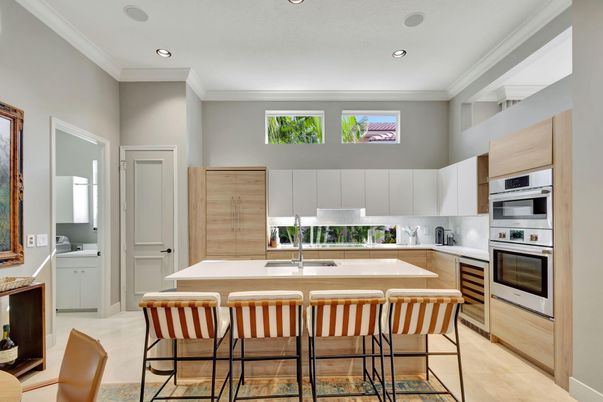 Interior, Kitchen, Recessed Lighting, Stainless Steel Appliances