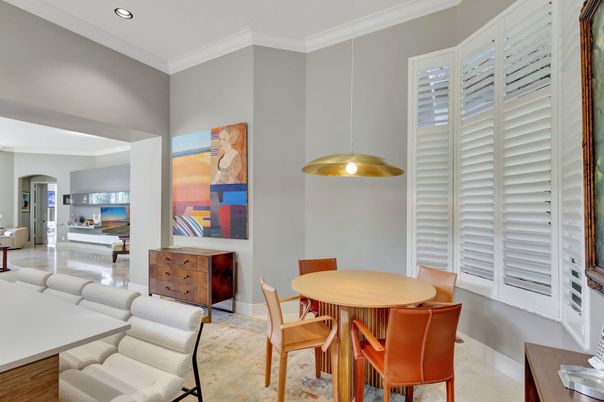 Dining room, Interior, Living room, Pendant Lights, Recessed Lighting