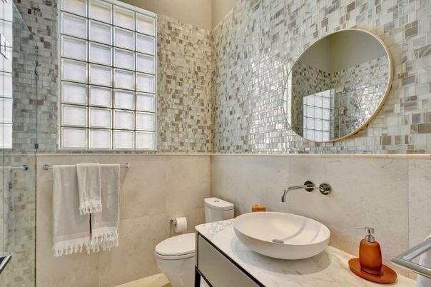 Bathroom, Glass Shower, Interior