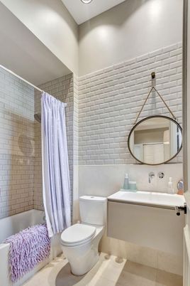 Bathroom, Interior, Recessed Lighting
