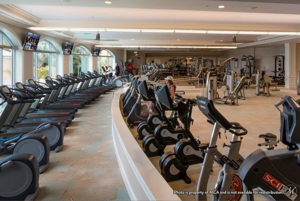 Fitness Equipment, Gym, Interior, Pendant Lights, Recessed Lighting