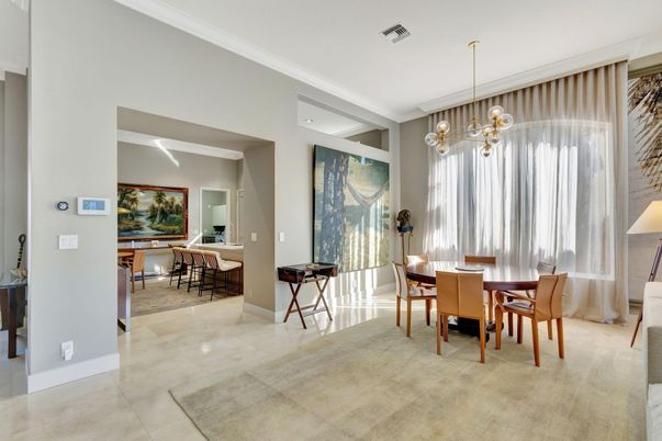Dining room, Interior, Pendant Lights