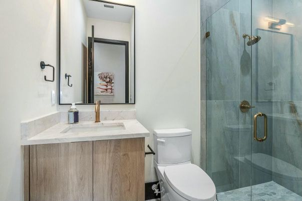 Bathroom, Glass Shower, Interior