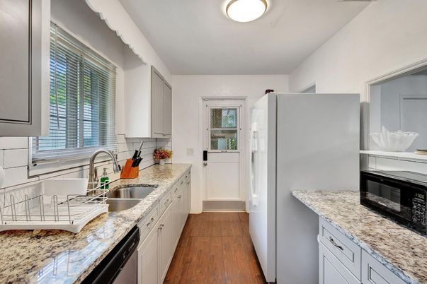 Interior, Kitchen, Wood Texture Flooring