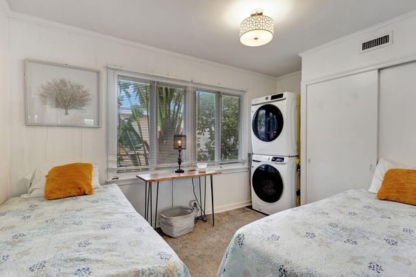 Bedroom, Interior, Utility Closets, Washer