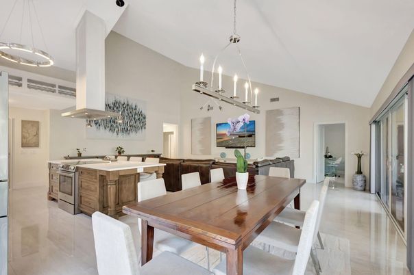 Dining room, Interior, Kitchen, Pendant Lights