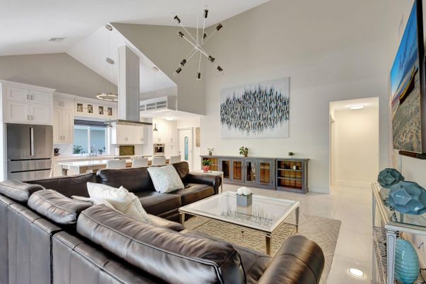 Interior, Kitchen, Living room, Pendant Lights