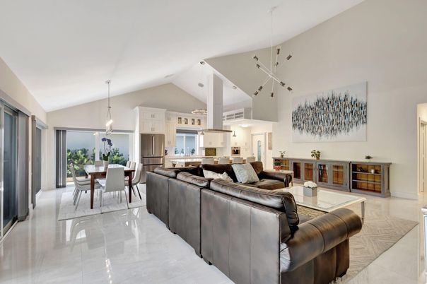 Dining room, Interior, Kitchen, Living room, Pendant Lights