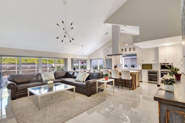 Interior, Kitchen, Living room, Pendant Lights