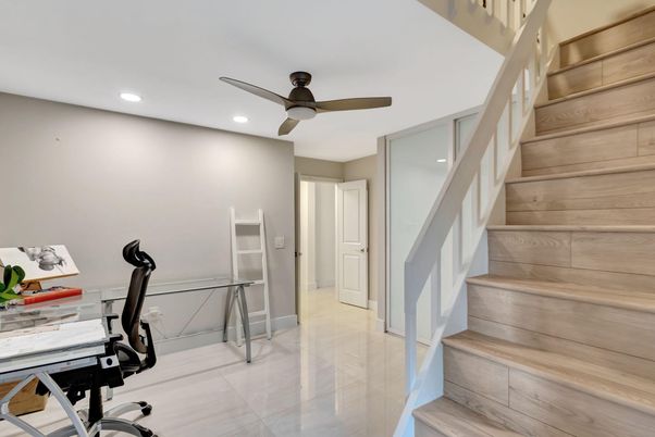 Home Office, Interior, Recessed Lighting