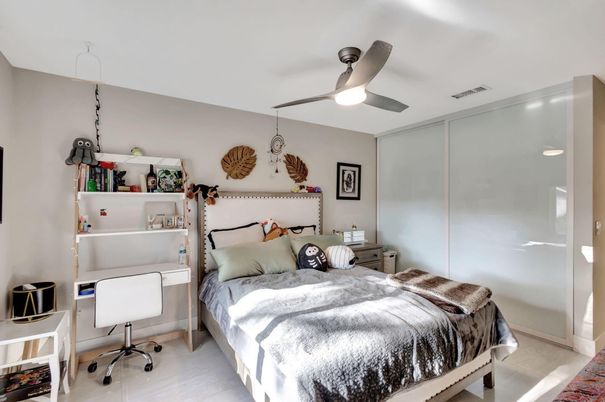 Bedroom, Home Office, Interior, Wood Texture Flooring