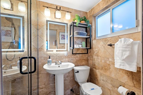 Bathroom, Glass Shower, Interior