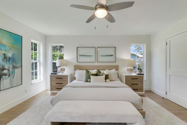 Bedroom, Interior, Wood Texture Flooring