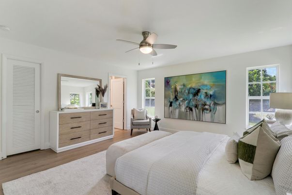 Bedroom, Interior, Wood Texture Flooring