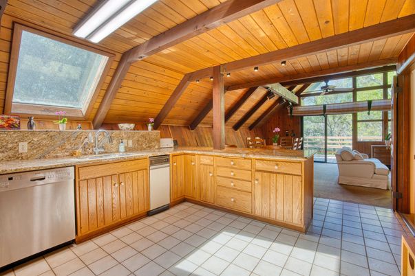 Interior, Kitchen, Stainless Steel Appliances, Wooden Beams, Wooden Ceilings