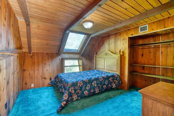 Bedroom, Interior, Wooden Beams, Wooden Ceilings, Wooden Walls