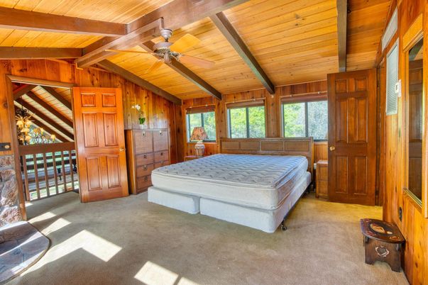 Bedroom, Interior, Wooden Beams, Wooden Ceilings, Wooden Walls
