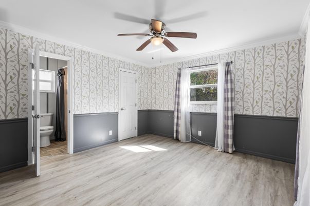 Bathroom, Empty room, Interior, Wood Texture Flooring