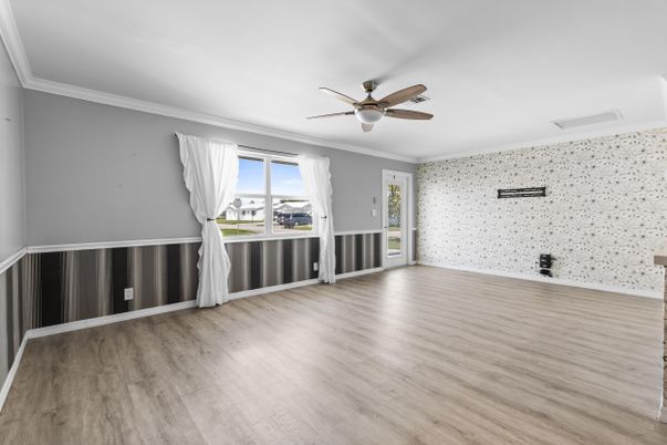 Empty room, Interior, Wood Texture Flooring
