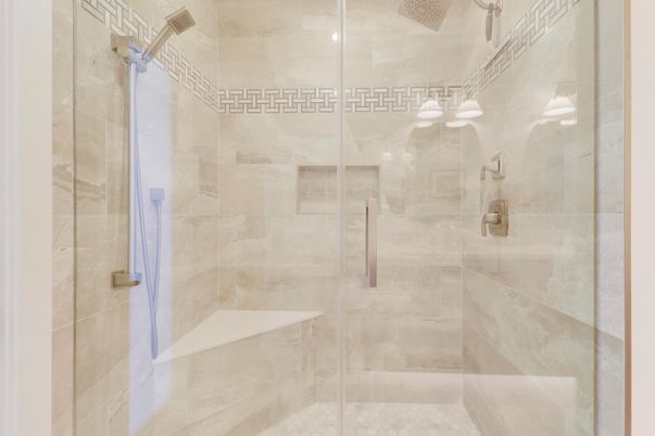 Bathroom, Glass Shower, Interior