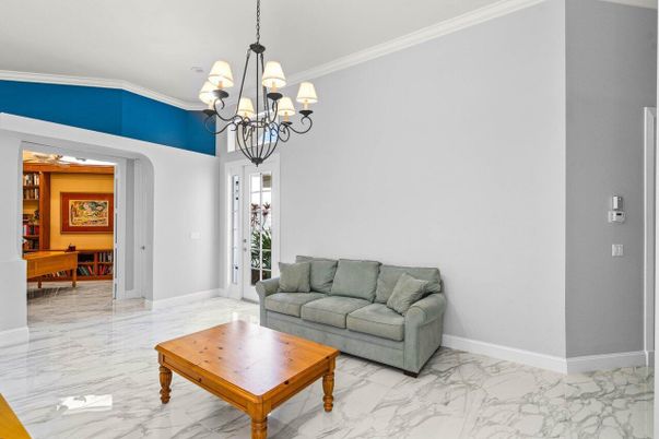 Chandelier, Interior, Marble