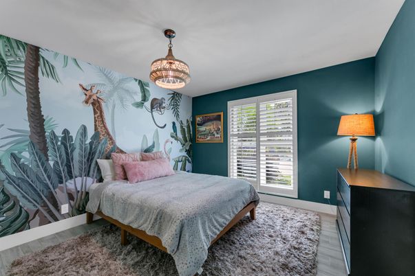 Bedroom, Interior, Wood Texture Flooring