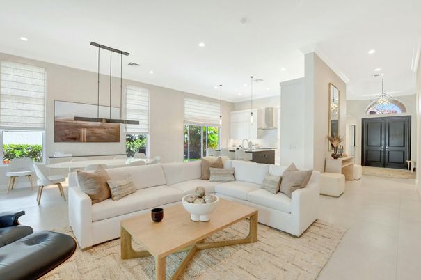 Dining room, Interior, Kitchen, Living room, Pendant Lights, Recessed Lighting
