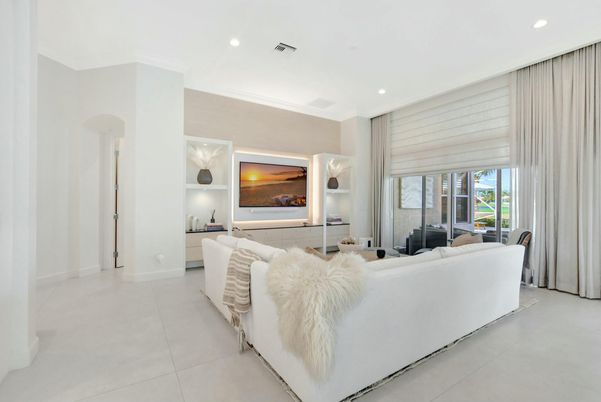 Interior, Living room, Recessed Lighting