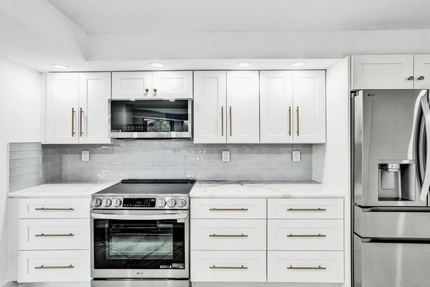 Interior, Kitchen, Recessed Lighting, Stainless Steel Appliances