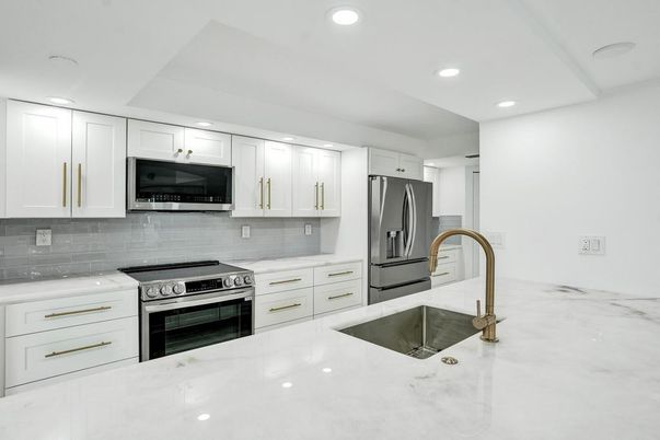 Interior, Kitchen, Recessed Lighting, Stainless Steel Appliances