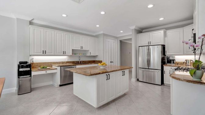 Interior, Kitchen, Recessed Lighting, Stainless Steel Appliances