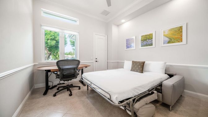 Home Office, Interior, Recessed Lighting