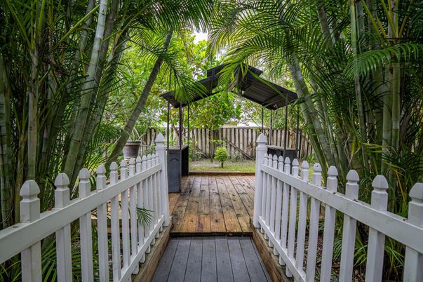 Exterior, Wood Texture Flooring