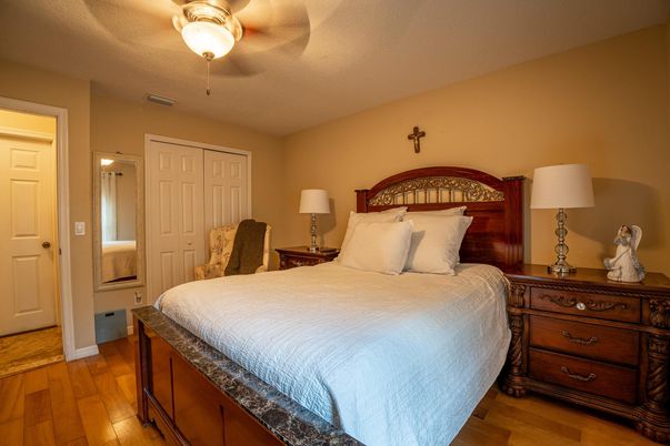 Bedroom, Interior, Wood Texture Flooring