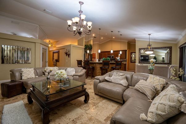 Chandelier, Dining room, Interior, Kitchen, Living room, Pendant Lights, Recessed Lighting