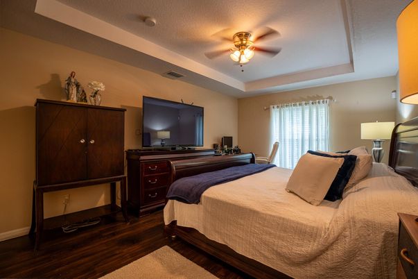 Bedroom, Interior, Wood Texture Flooring