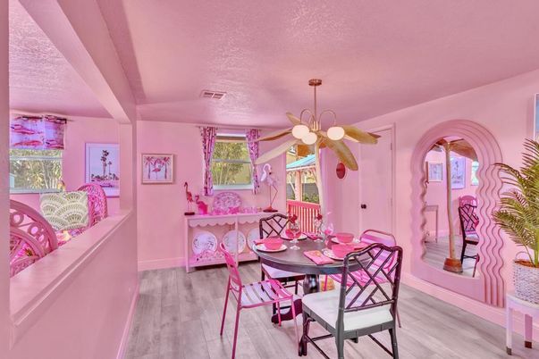 Dining room, Interior, Wood Texture Flooring