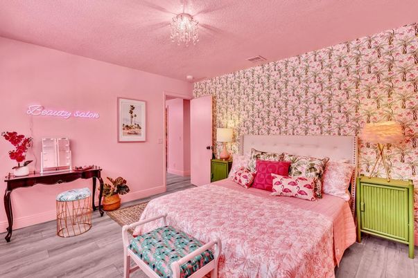 Bedroom, Interior, Wood Texture Flooring